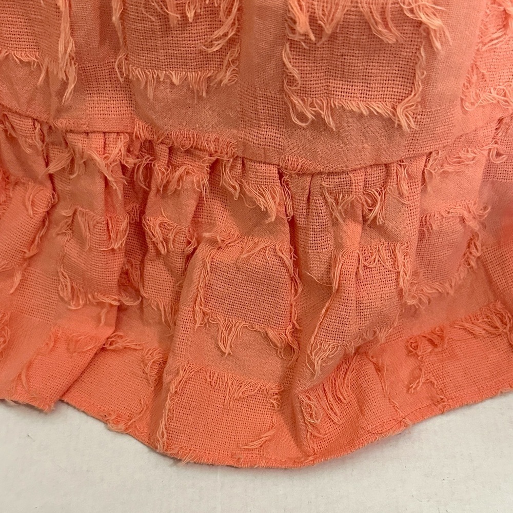 Mustard Seed Coral Textured Mini Dress small - Picture 5 of 11